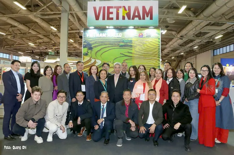 Hội viên và đối tác dưới biển Vietnam ở ITB Berlin 2026